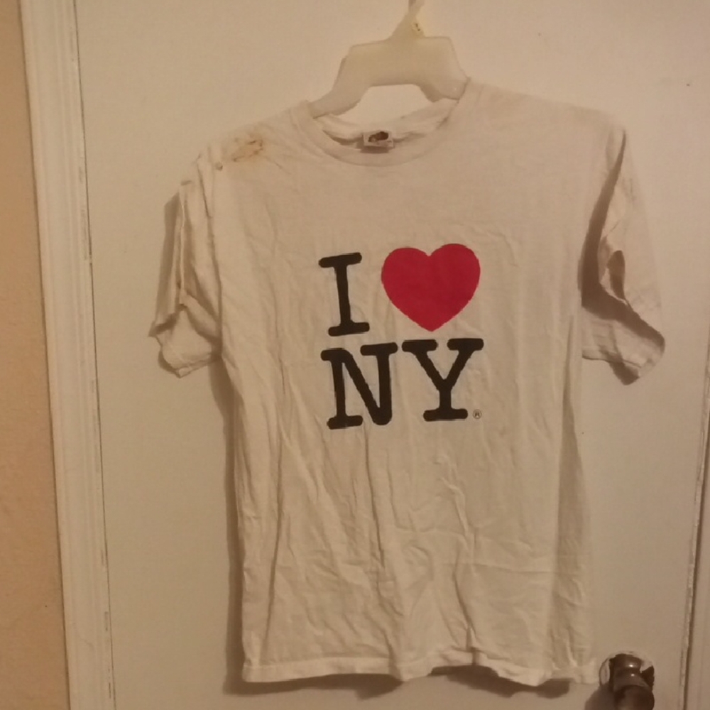 Kids White I Love NY T-Shirt